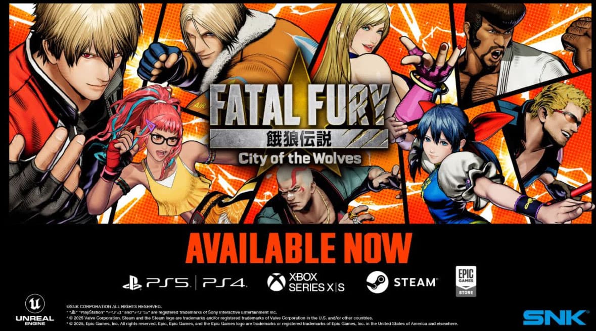 ¡FATAL FURY: City of the Wolves ya está disponible!